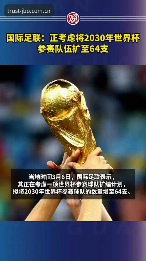竞博使用教程 2030世界杯扩军至64队最新动态,竞博平台用户热议中国男足参赛前景